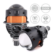 Автомобільні лінзи світлодіодні AMS ULTIMATE U13 5500K 3.0 F/R