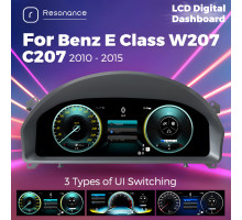 Панель приладів Mercedes-Benz E-Class (W207 / C207) (2010-2013) NTG 4.0. Цифрова LCD в стилі MBUX