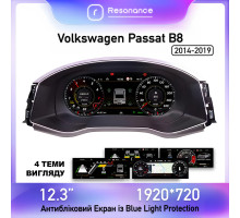 Панель приладів Volkswagen Passat B8 (2014-2019). Цифрова LCD в стилі VW 2024 (Active Info Display)