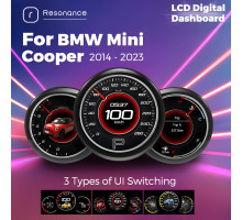 Панель приладів Mini Cooper (BMW) (2014-2023). Цифрова LCD панель
