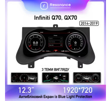 Панель приладів Infiniti Q70, QX70 (2014-2019). Цифрова LCD панель 12.3"