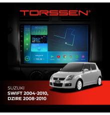 Штатна магнітола  Torssen Suzuki Swift 2004-2010, Dzire 2008-2010 FL10 4+64Gb 4G Carplay DSP