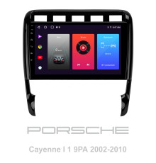 Штатна магнітола SIGMA F9216 ANDROID 10 2+32 Gb Porsche Cayenne I 1 9PA 2002-2010 9" (L1)