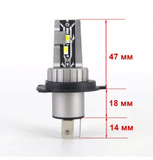 CYCLONE LED H4 H/L 6000K type 32 v2