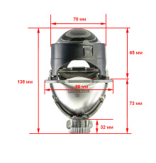 Cyclone LED BL 2.5" I2 35W