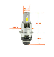 Cyclone LED D2S/R mini 6000K type 50