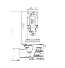 Nextone LED L7 9006 6000K