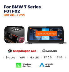 Штатна магнітола AMS BMW 7 Series F01 F02(2009-2012) Original NBT 4+64Gb 12.3"