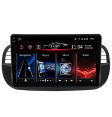 Штатна магнітола FORS.auto FS 4 MAX Qled для Fiat 500 (4+32Gb, 9", black) 2007-2015