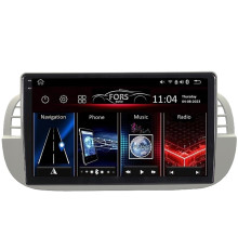 Штатна магнітола FORS.auto FS 4 MAX Qled для Fiat 500 (4+32Gb, 9") 2007-2015