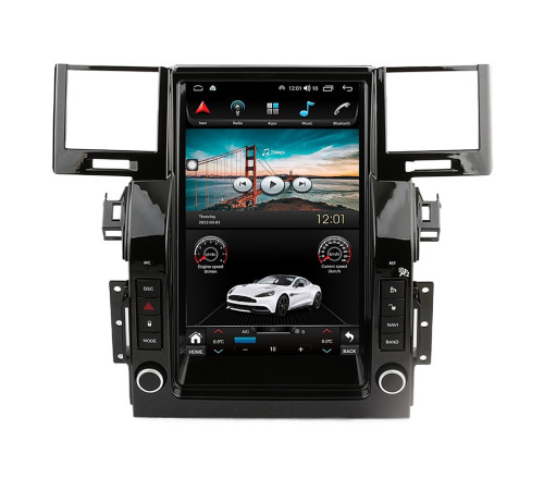 Штатна магнітола FORS.auto TESLA для Range Rover Sport (4+64Gb, 12.1") 2008