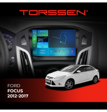 Штатна магнітола 2K Torssen Ford Focus 12-17 чорна/сіра з кнопками F9432 4G Carplay DSP