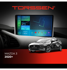 Штатна магнітола 2K Torssen Mazda 3 2020+ FL10 4+64Gb 4G Carplay DSP