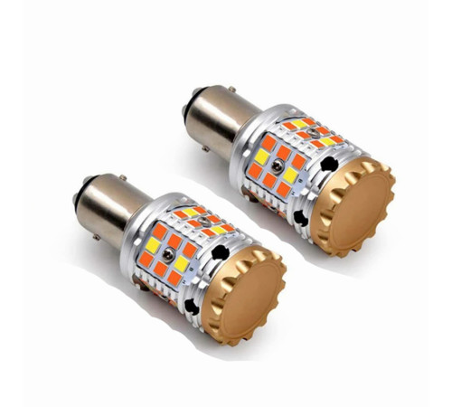 Світлодіодні лампи TORSSEN Pro P21W / 5W (+1157) white / amber Can Bus 21W / 21W (Комплект 2шт)