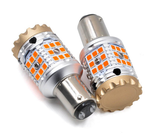 Світлодіодні лампи TORSSEN Pro P21W / 5W (+1157) white / amber Can Bus 21W / 21W (Комплект 2шт)