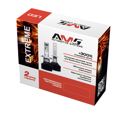 LED лампа AMS EXTREME POWER-F 9005 3000K LED лампа AMS EXTREME POWER-F 9005 3000K